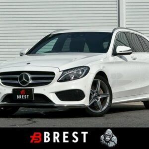 2018 Mercedes Benz C-Class Stationwagon pearl gasoline used car Japan export