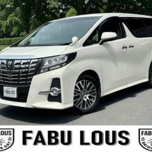 2015 Toyota Alphard white gasoline used car Japan export