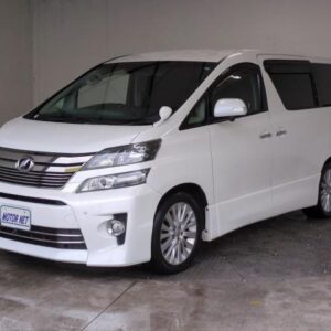 2012 Toyota Vellfire pearl gasoline used car Japan export