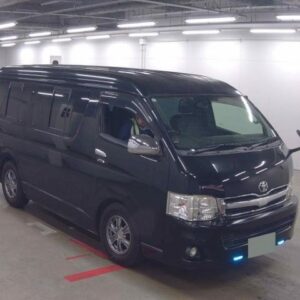 2014 Toyota Hiace Wagon black gasoline used car Japan export