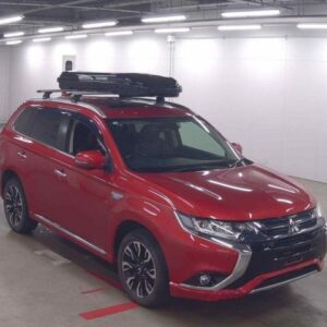 2015 Mitsubishi Outlander Phev wine gasoline used car Japan export