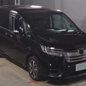 2021 Honda Stepwagon Spada black gasoline used car Japan export