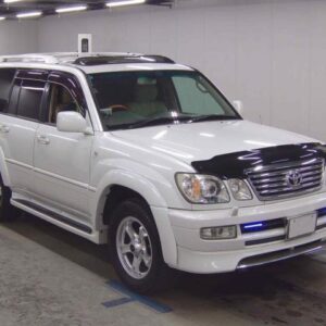 2004 Toyota Land Cruiser 100 pearl gasoline used car Japan export