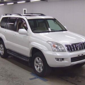 2004 Toyota Land Cruiser Prado pearl gasoline used car Japan export