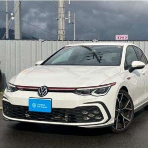 2022 Volkswagen Golf Gti white gasoline used car Japan export