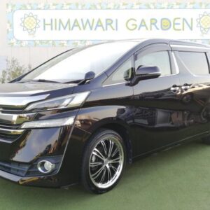 2015 Toyota Vellfire black gasoline used car Japan export