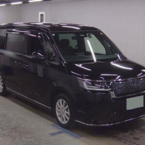 2022 Honda Stepwagon black gasoline used car Japan export