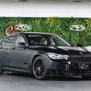 2017 Bmw 7 Series black gasoline used car Japan export