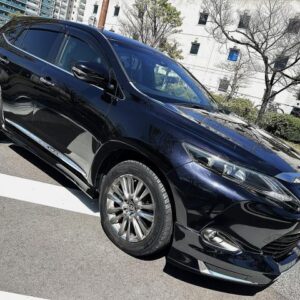 2015 Toyota Harrier black gasoline used car Japan export