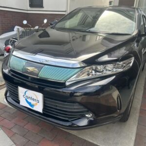 2017 Toyota Harrier Hybrid black gasoline used car Japan export