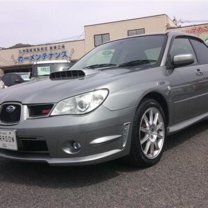 2007 Subaru Impreza silver gasoline used car Japan export