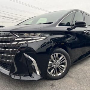 2024 Toyota Alphard black gasoline used car Japan export
