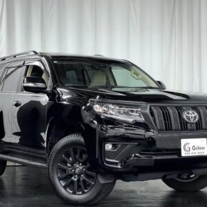 2023 Toyota Land Cruiser Prado black diesel used car Japan export