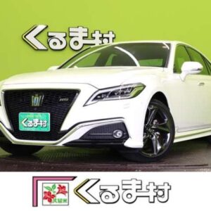 2020 Toyota Crown Hybrid pearl hybrid used car Japan export