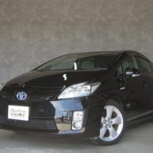 2009 Toyota Prius black hybrid used car Japan export