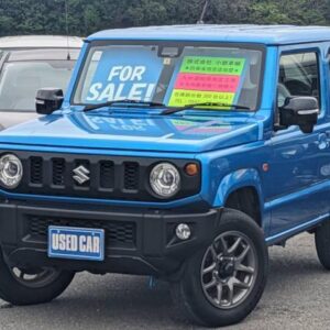 2023 Suzuki Jimny blue gasoline used car Japan export