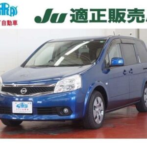 2009 Nissan Lafesta blue gasoline used car Japan export