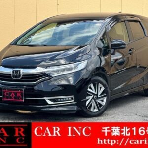 2021 Honda Shuttle black hybrid used car Japan export
