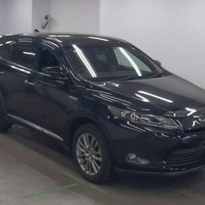 2015 Toyota Harrier Hybrid black gasoline used car Japan export