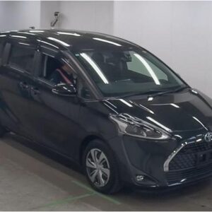 2021 Toyota Sienta black gasoline used car Japan export