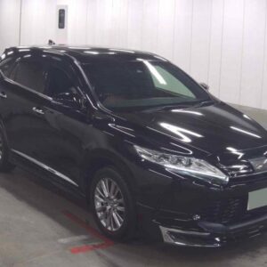 2020 Toyota Harrier black gasoline used car Japan export