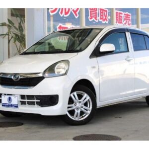 2013 Daihatsu Mira E:S white gasoline used car Japan export