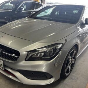 2017 Mercedes Benz Cla-Class silver gasoline used car Japan export