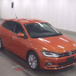 2020 Volkswagen Polo orange gasoline used car Japan export