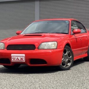 2001 Subaru Legacy B4 red gasoline used car Japan export