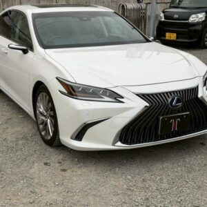 2019 Lexus Es white hybrid used car Japan export
