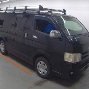 2011 Toyota Hiace Van black diesel used car Japan export