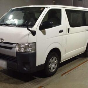 2016 Toyota Hiace Van white gasoline used car Japan export