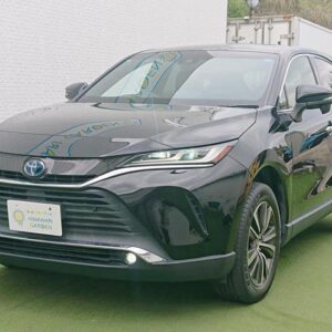 2021 Toyota Harrier Hybrid black hybrid used car Japan export
