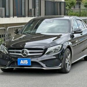2014 Mercedes Benz C-Class black gasoline used car Japan export