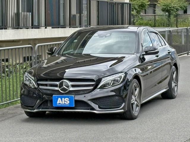 Ref:AUX-23330150 MERCEDES BENZ C-CLASS 2014 1 2014 Mercedes Benz C-Class black gasoline used car Japan export