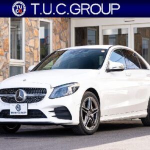2019 Mercedes Benz C-Class white gasoline used car Japan export