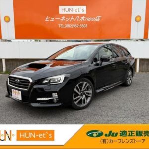 2016 Subaru Levorg black gasoline used car Japan export