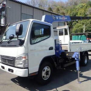 2008 Mitsubishi Fuso Canter white diesel used car Japan export