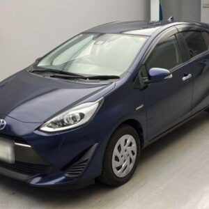 2019 Toyota Aqua blue gasoline used car Japan export