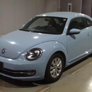 2015 Volkswagen The Beetle blue gasoline used car Japan export