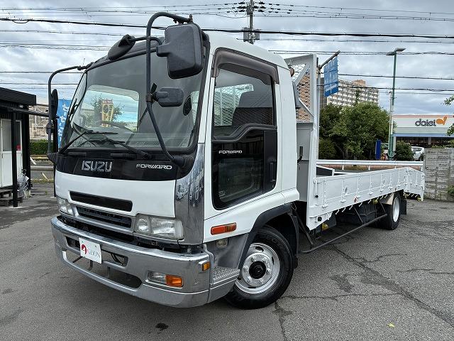 Ref:AUX-23340583 ISUZU FORWARD 2006 1 2006 Isuzu Forward white diesel used car Japan export