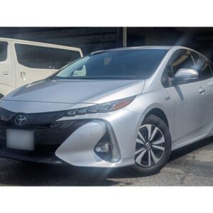 2018 Toyota Prius Phv silver hybrid used car Japan export