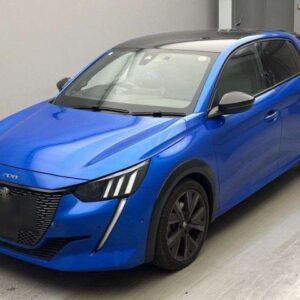 2021 Peugeot 208 blue gasoline used car Japan export