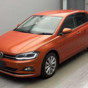 2021 Volkswagen Polo orange gasoline used car Japan export
