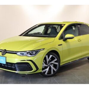 2024 Volkswagen Golf yellow hybrid used car Japan export
