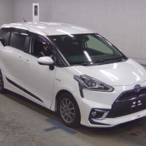 2016 Toyota Sienta pearl gasoline used car Japan export