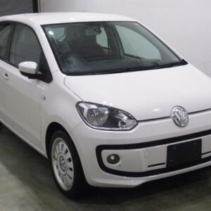 2014 Volkswagen Up! white gasoline used car Japan export
