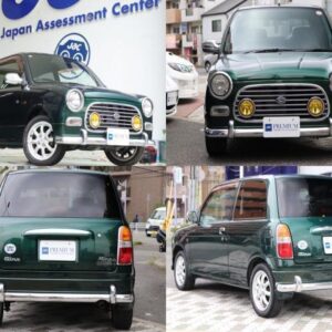 2000 Daihatsu Mira Gino green gasoline used car Japan export