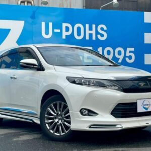 2016 Toyota Harrier pearl gasoline used car Japan export