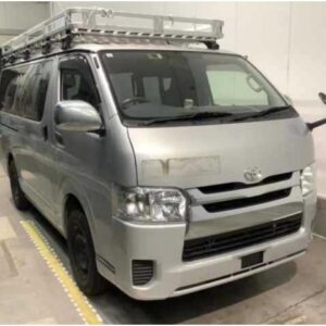 2017 Toyota Hiace Van silver diesel used car Japan export